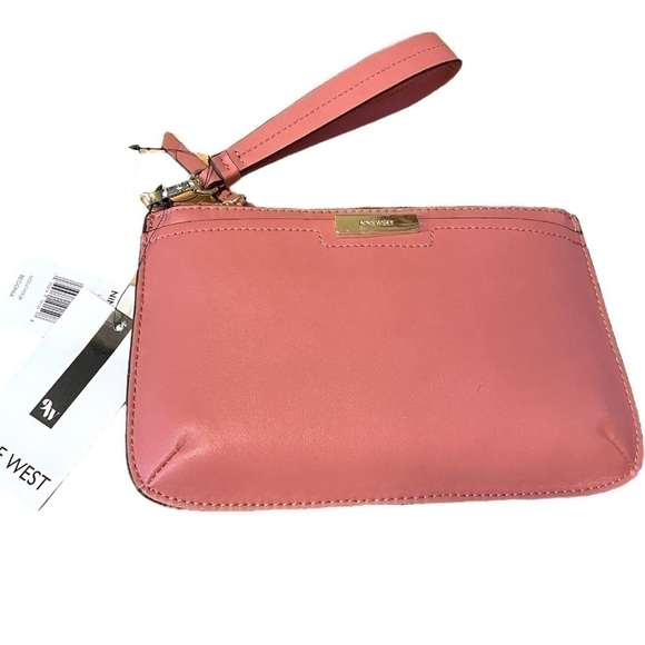 Nine West Chelsea triple compartment tote, and Lawson wristlet in matching color - Picture 6 of 6